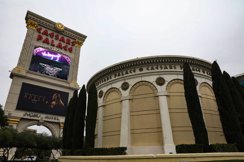 The Caesars Palace rotunda in Las Vegas, Tuesday, March 14, 2023. (Rachel Aston/Las Vegas Revie ...