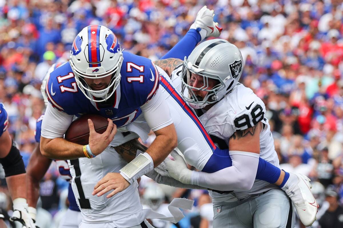 What time is the Las Vegas Raiders vs. Buffalo Bills game tonight? Channel,  streaming options, how to watch