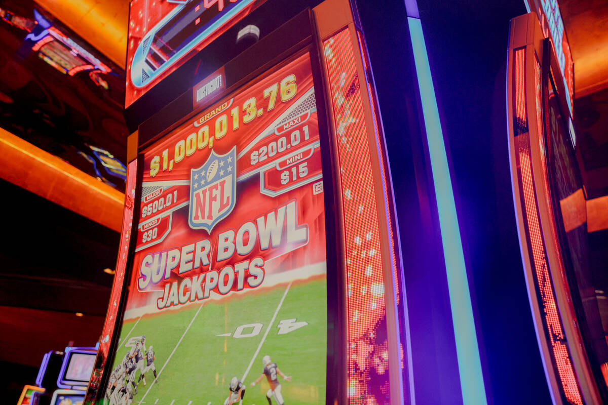 NFL-themed slots debut on Las Vegas casino floors