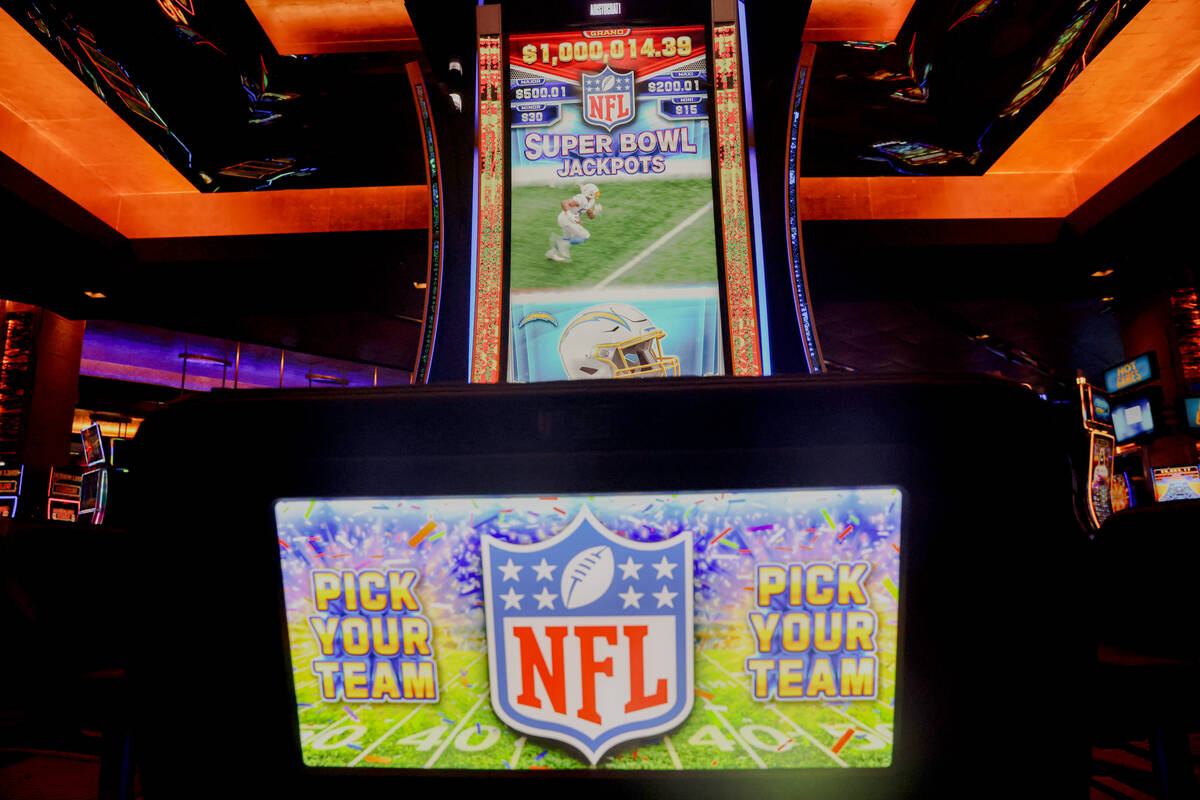 NFL-themed slot machines to make debut on Vegas strip