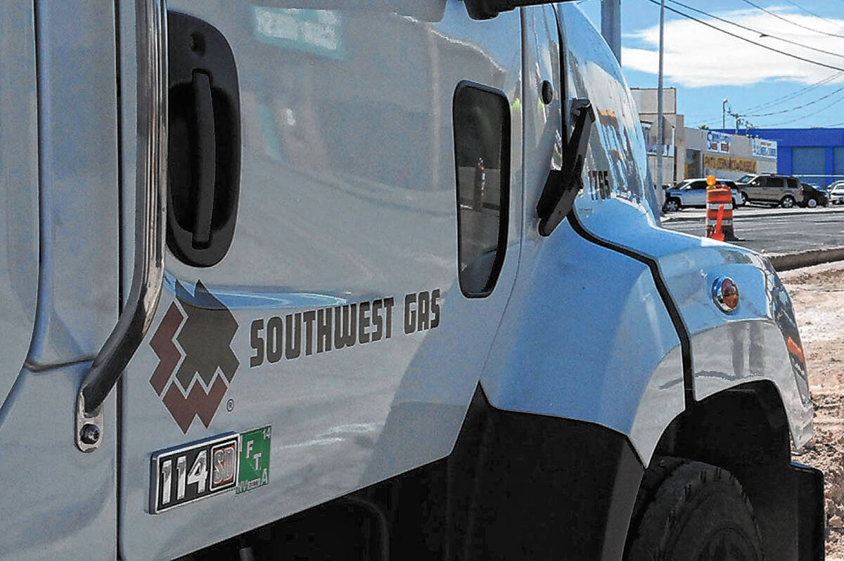 Southwest Gas is seeking to raise rates. (Las Vegas Review-Journal/File)