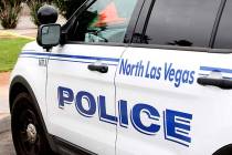North Las Vegas Police Department SUV. (Las Vegas Review-Journal)