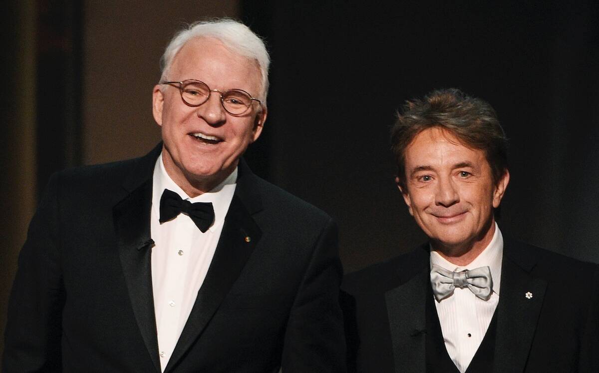 Steve Martin, left, and Martin Short appear at the 45th AFI Life Achievement Award Tribute to D ...