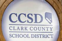 A Clark County School District meeting at the Edward A. Greer Education Center on Thursday, Sep ...