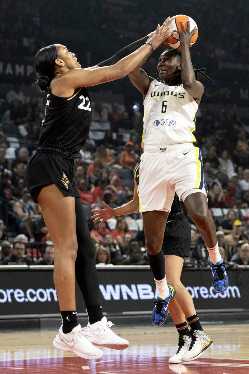 Aces, A'ja Wilson beat Dallas Wings in Game 1 of WNBA semifinals