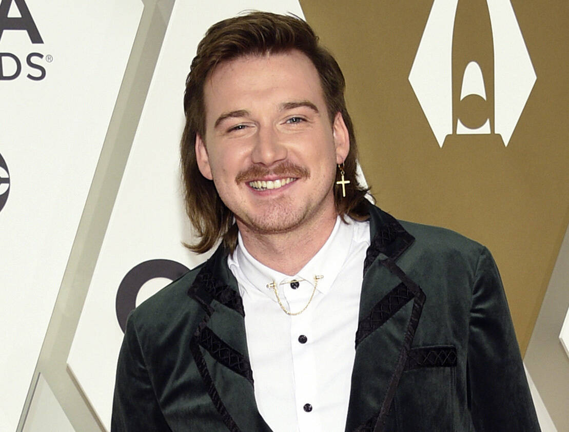 FILE - Morgan Wallen arrives at the 53rd annual CMA Awards on Nov. 13, 2019, in Nashville, Tenn ...