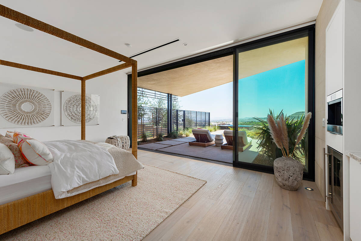 The master suite opens to a private spa. (Coldwell Banker Premier Realty)