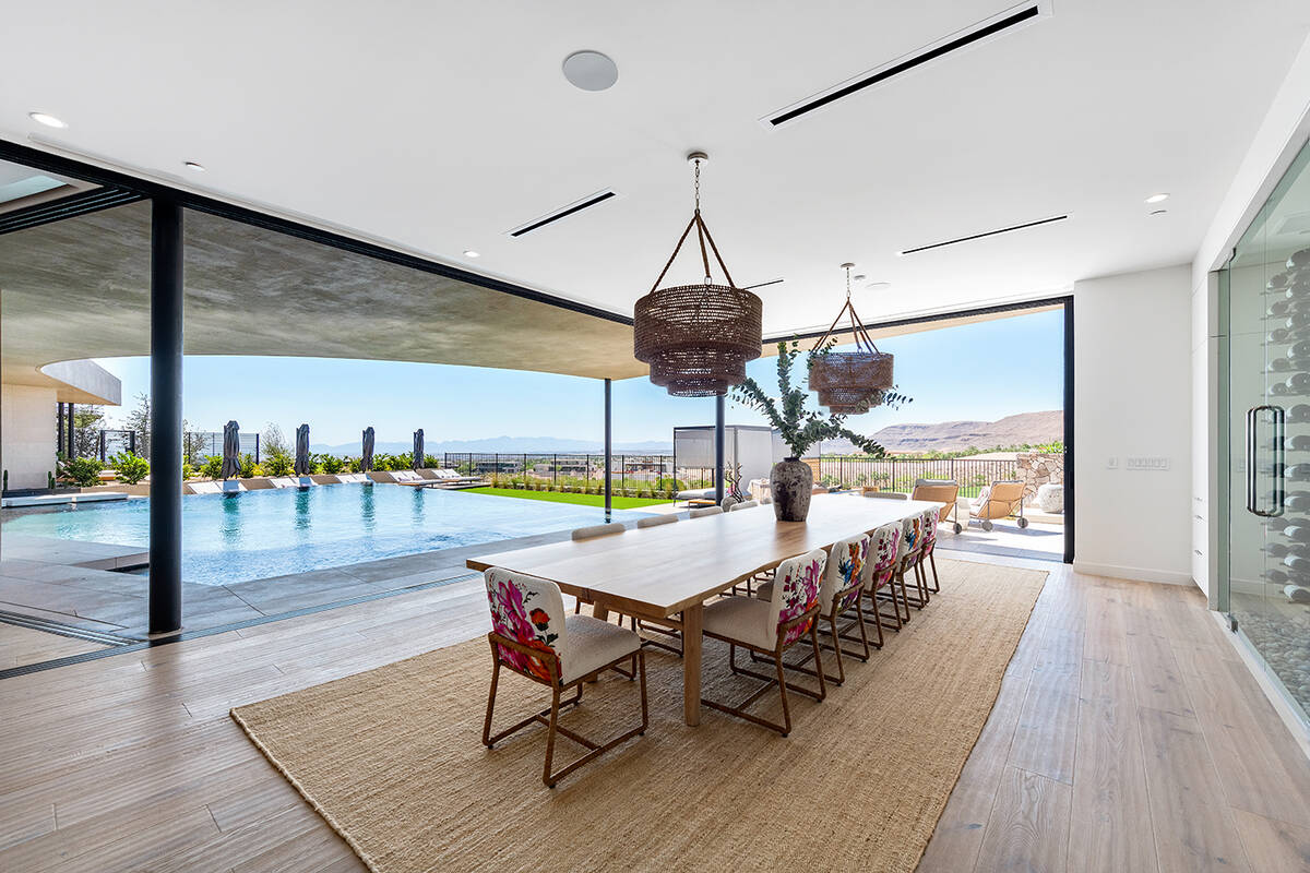 This Blue Heron home in the exclusive The Summit Club in Summerlin is on the market for $23.5 m ...