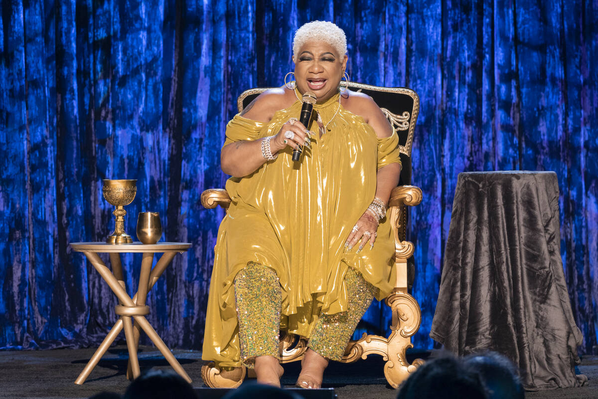Luenell is shown filming her Netflix comedy special at Yoshi’s in Oakland. (Mathieu Bitton/Ne ...