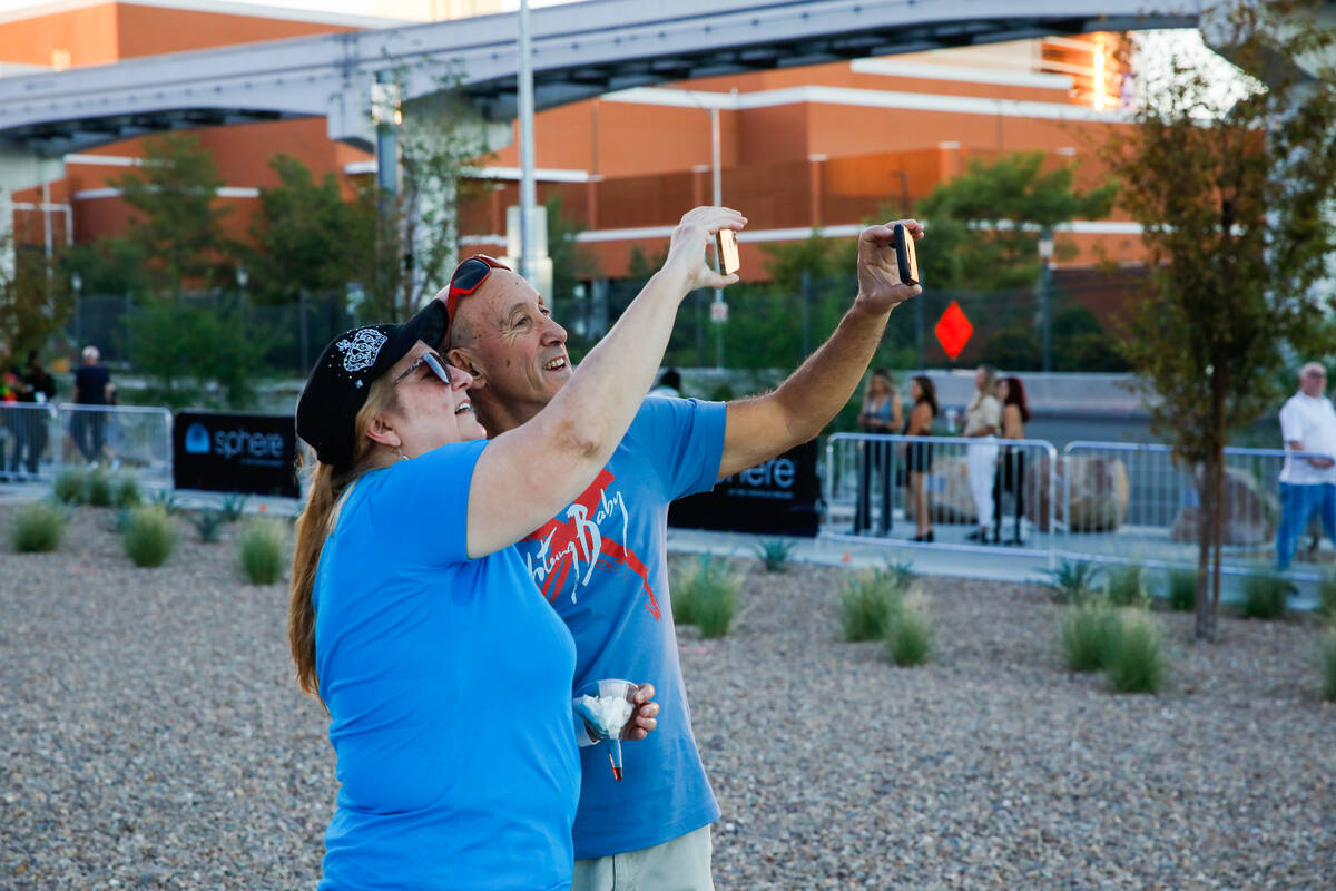 Joe and Maria Monek traveled from Vancouver, Washington to watch the inaugural performance at t ...