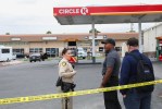 One dead, one wounded after shooting outside east Las Vegas gas station