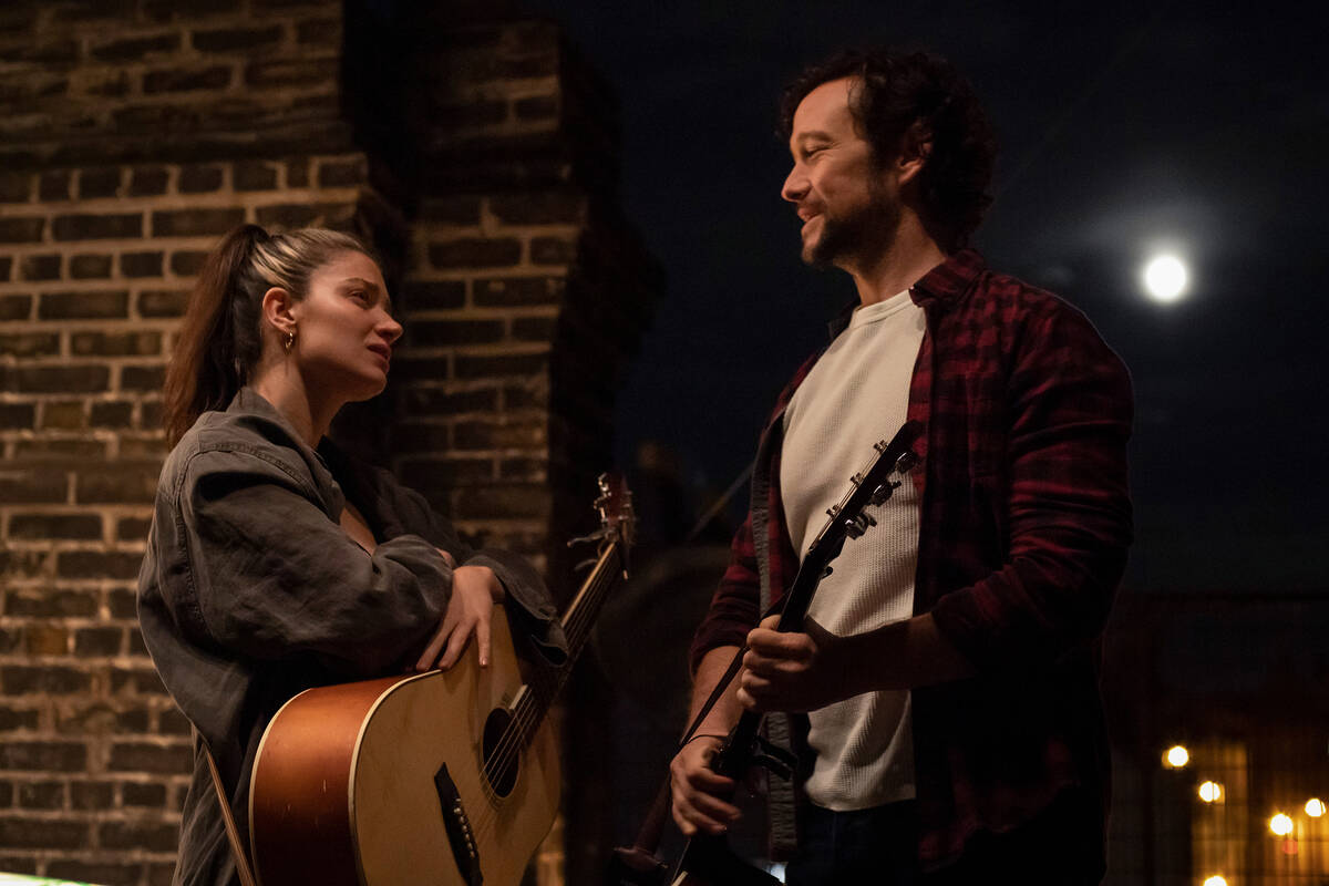 Eve Hewson and Joseph Gordon-Levitt in "Flora and Son," now streaming on Apple TV+. ( ...
