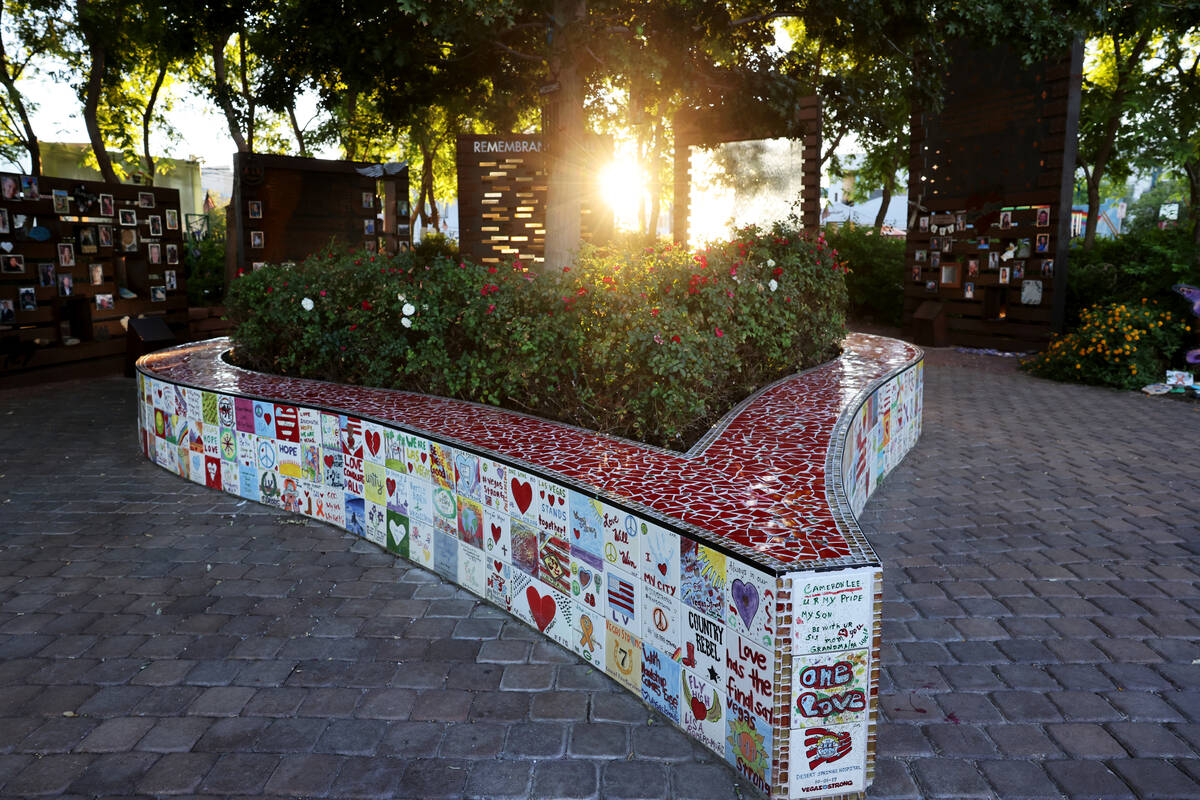 Healing Garden Las Vegas  Memorial to the victims of October 1