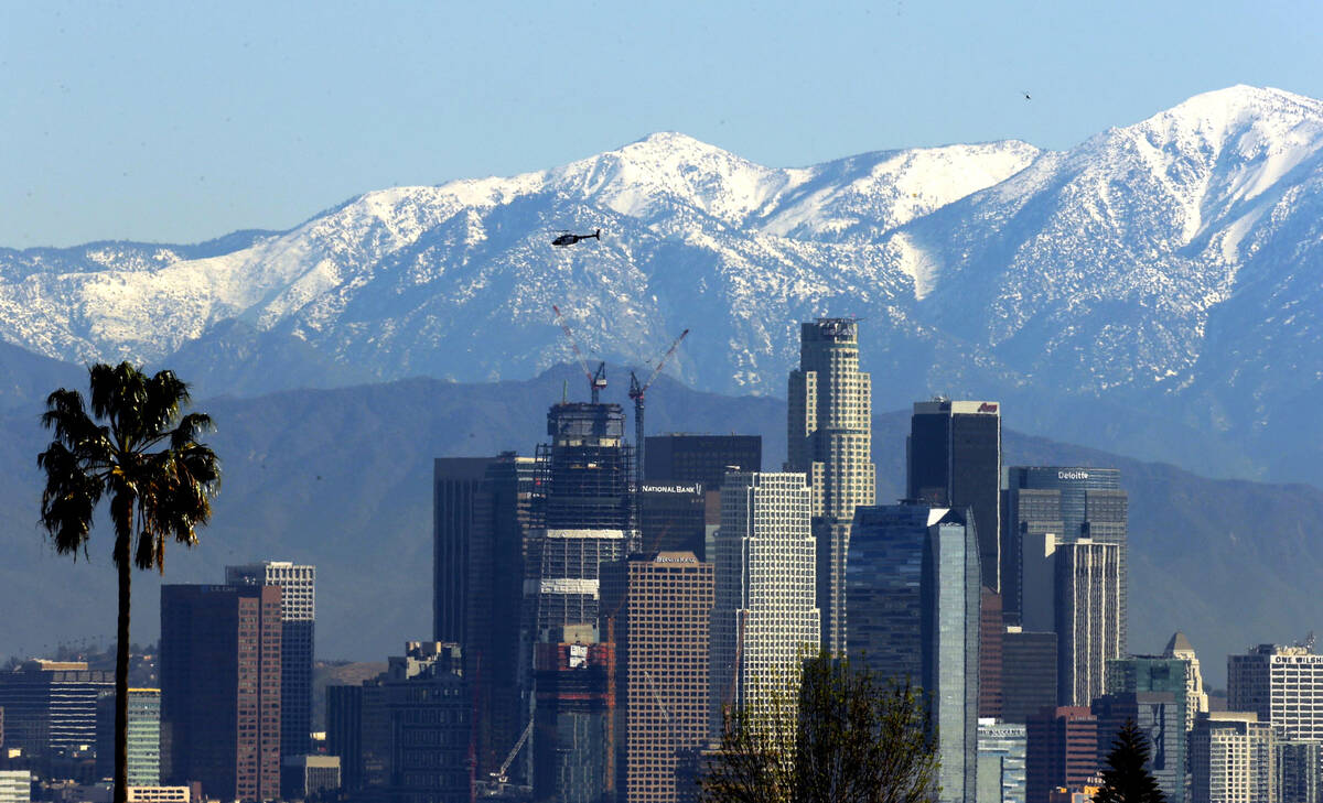 Los Angeles are still flocking to Las Vegas according to a new study from Redfin. (AP Photo/Nic ...