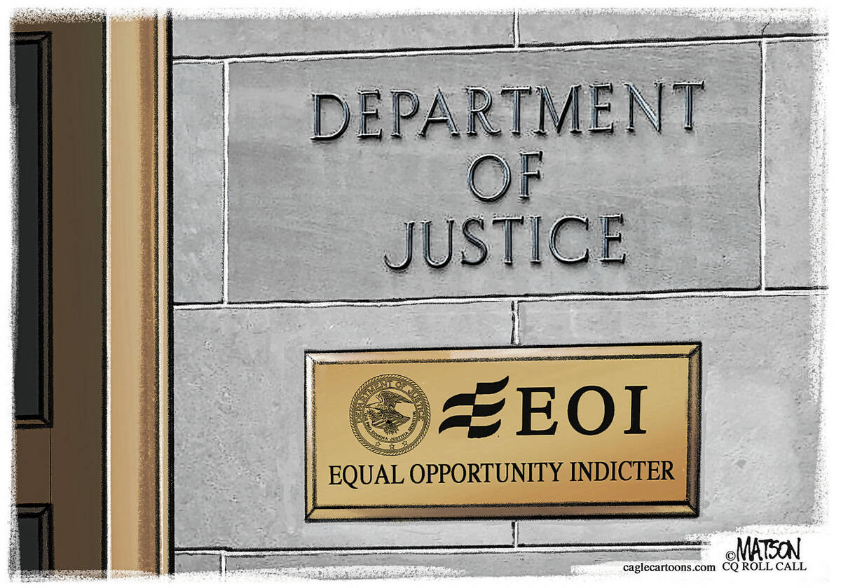 FILE PHOTO: Signage is seen at the headquarters of the United States Department of Justice (DOJ ...