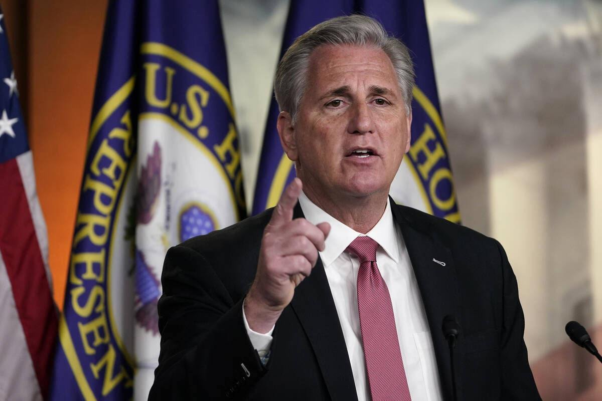 House Majority Leader Kevin McCarthy of Calif. (AP Photo/Susan Walsh)