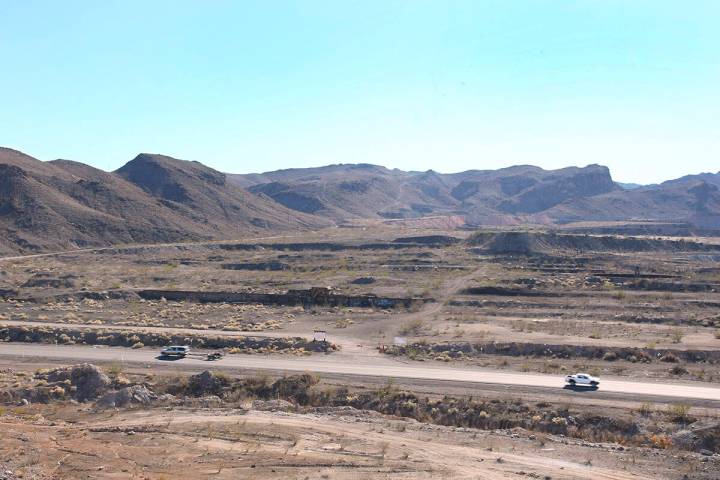 The dismantled site of the Three Kids Mine is shown on Jan. 16, 2009, near Henderson. (Las Vega ...