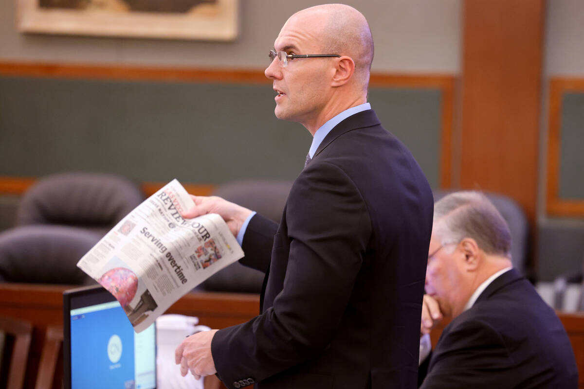 William Schuller, an attorney who represents the Nevada Association of Public Safety Officers, ...