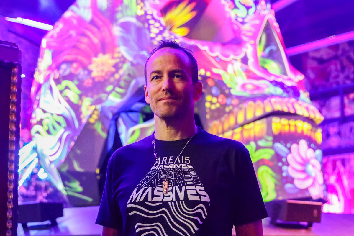 Winston Fisher, CEO of AREA15, as seen on Thursday, Sept. 28, 2023 in Las Vegas. (Daniel P ...