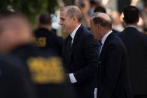 President Joe Biden's son Hunter Biden arrives for a court appearance, in Wilmington, Del, Tues ...