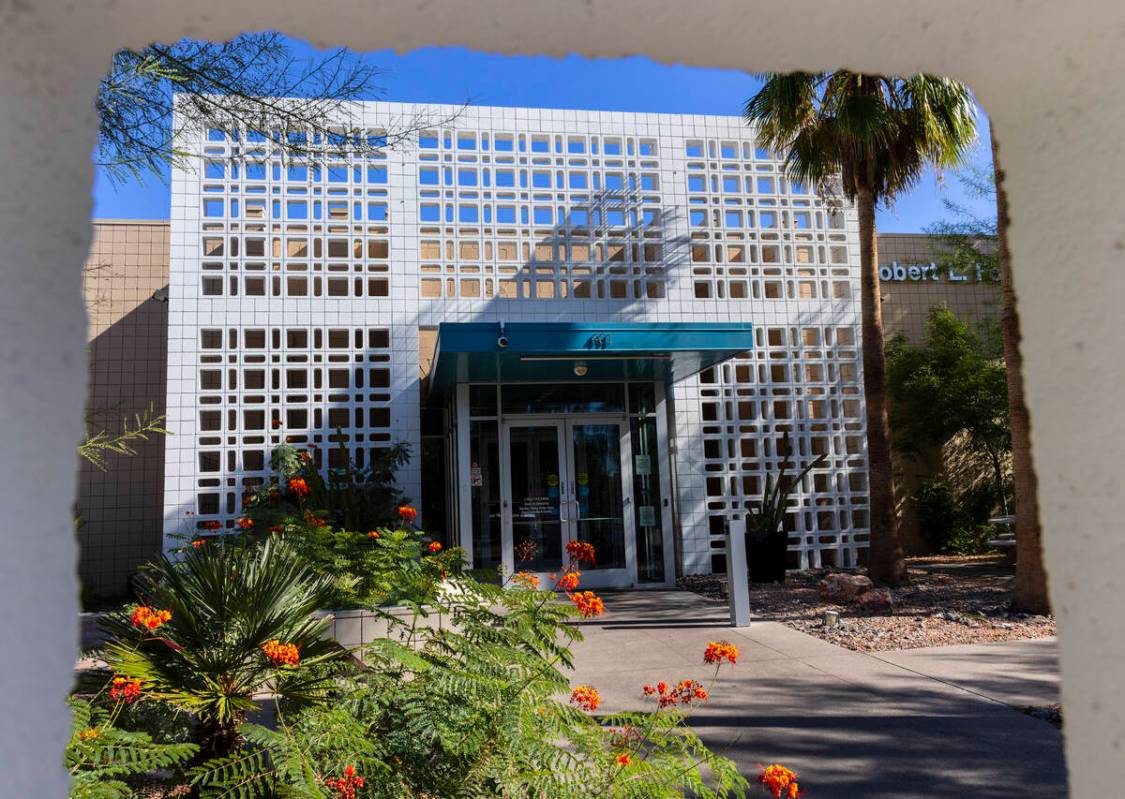 The LGBTQ community center is seen, on Tuesday, Oct. 3, 2023, in Las Vegas. (Bizuayehu Tesfaye ...