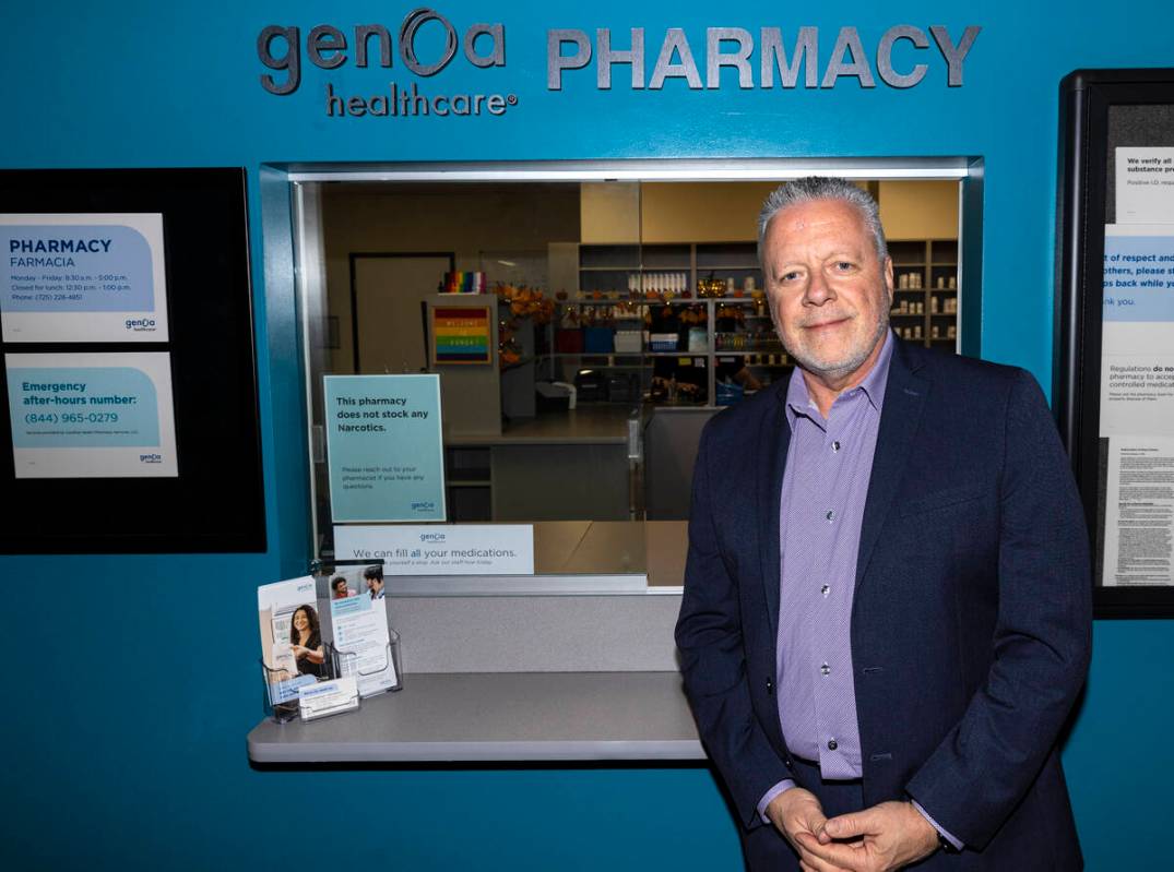 John Waldron, director of The Gay and Lesbian Community Center, poses for photo in front of the ...