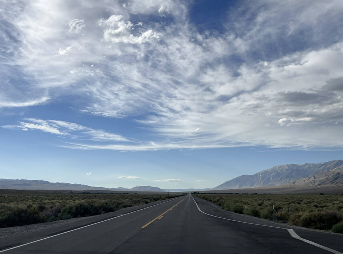 Seen here in 2023, U.S. Highway 6 leads north from where Karlie Gusé disappeared toward the Ne ...