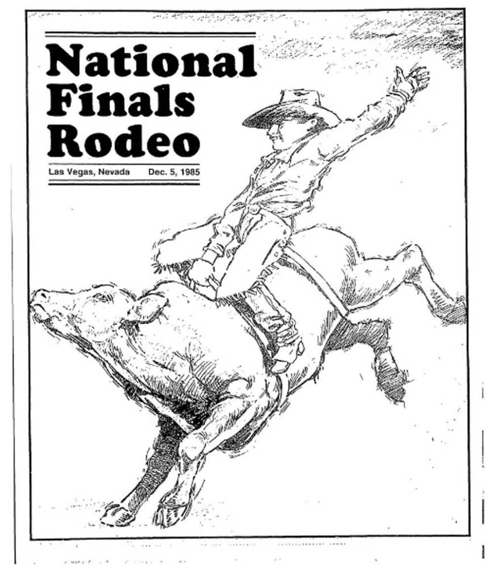 The National Finals Rodeo arrives in 1985. (Las Vegas Review-Journal file)