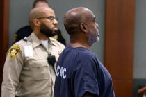 Duane Davis, accused of fatally shooting rapper Tupac Shakur in 1996, appears in court during h ...