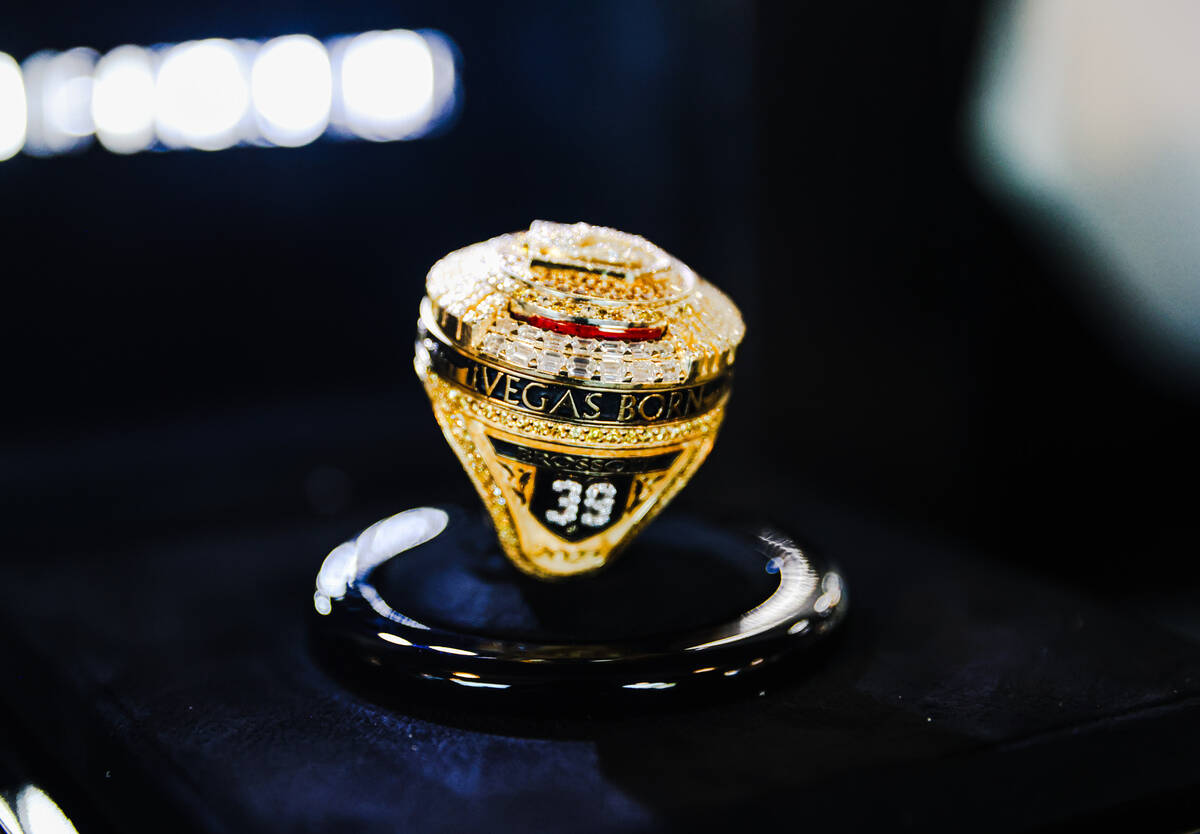Golden Knights Receive Championship Rings