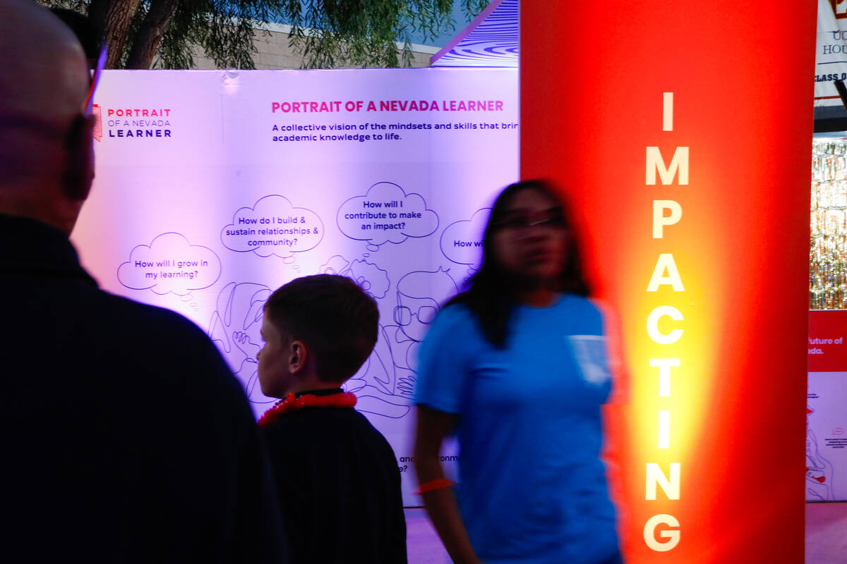 The Nevada Department of Education celebrates the launch of its new initiative, Nevada Future o ...