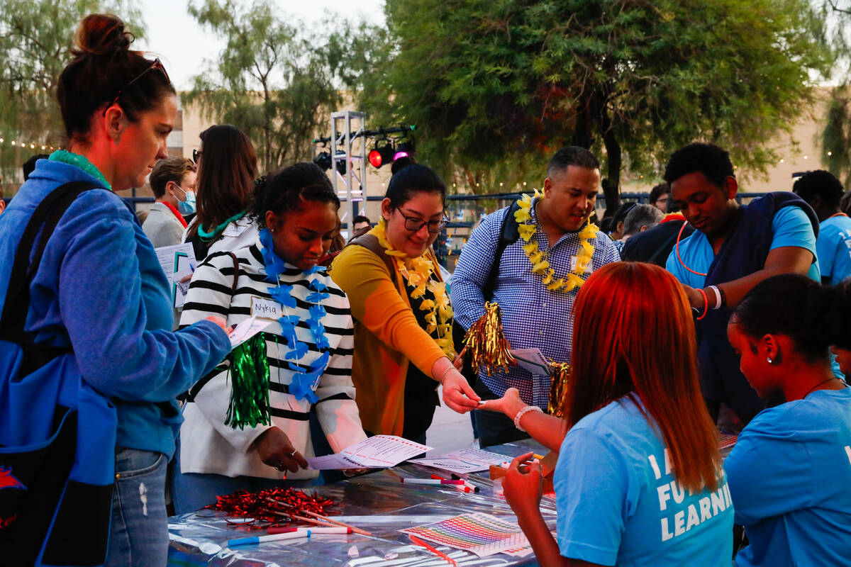 The Nevada Department of Education celebrates the launch of its new initiative, Nevada Future o ...