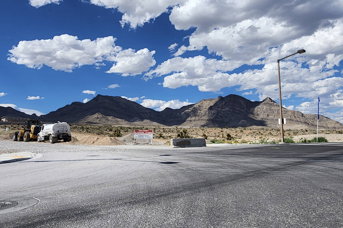 A developer is planning to build 92 lots on this land in the western portion of Summerlin. (Ci ...