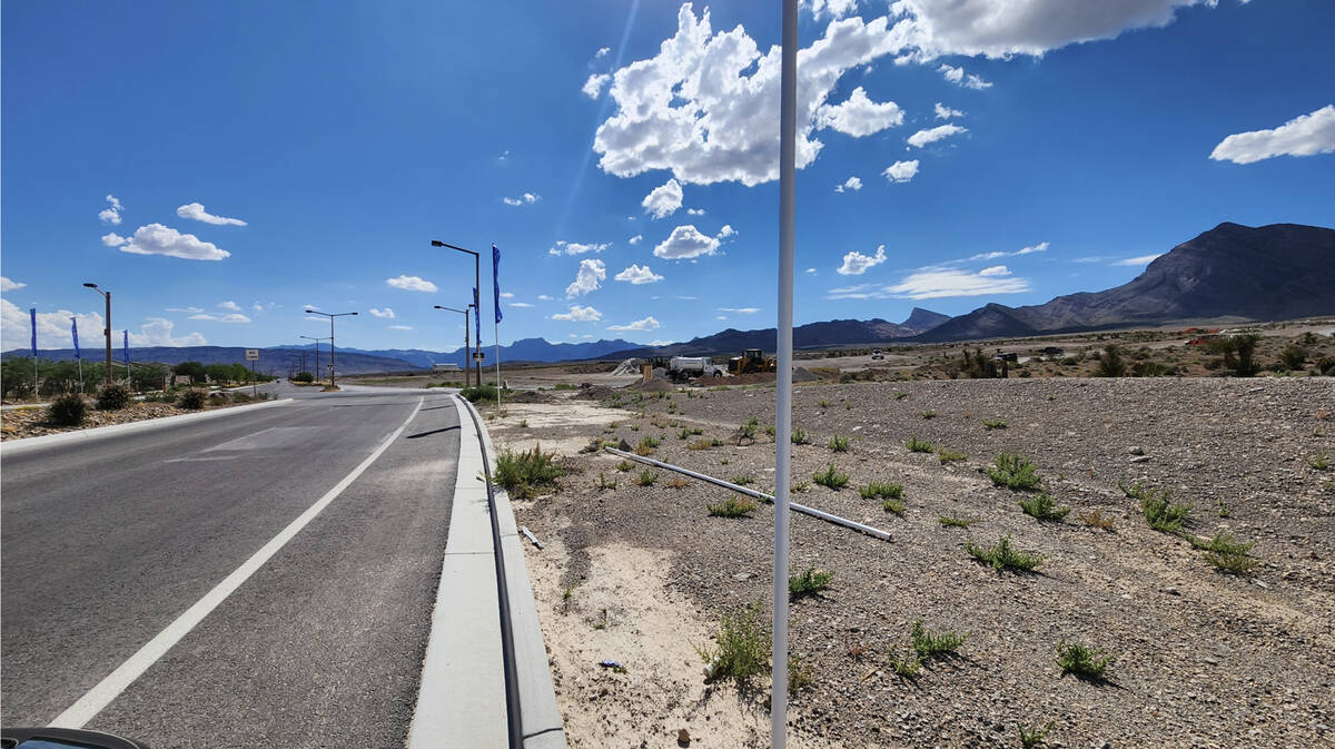 A developer is planning to build 92 lots on this land in the western portion of Summerlin. (Ci ...