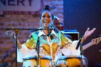 Sheila E. And The E-Train perform at City Winery on Saturday, Feb. 5, 2022, in Chicago. (Photo ...