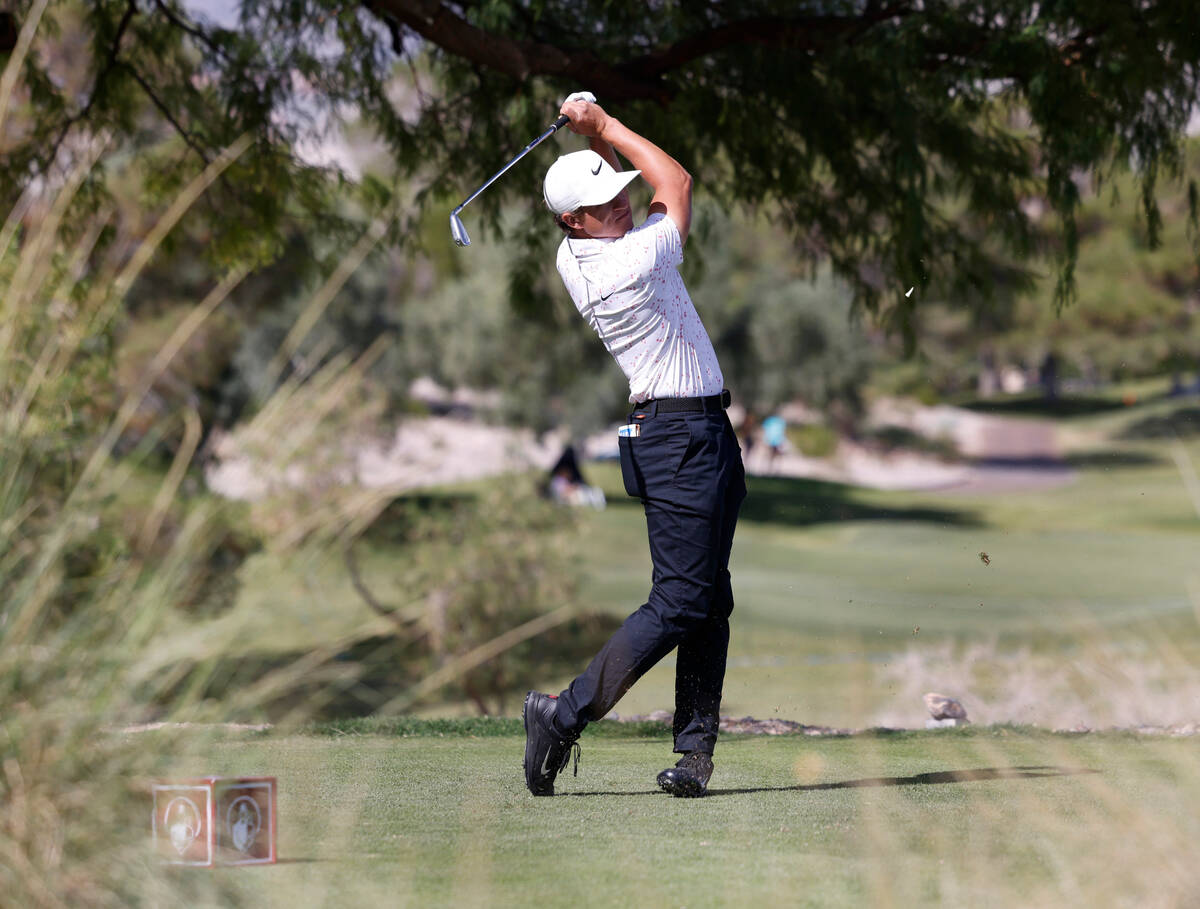 Cameron Champ drives off the tee during the second round of the Shriners Children's Open tourna ...