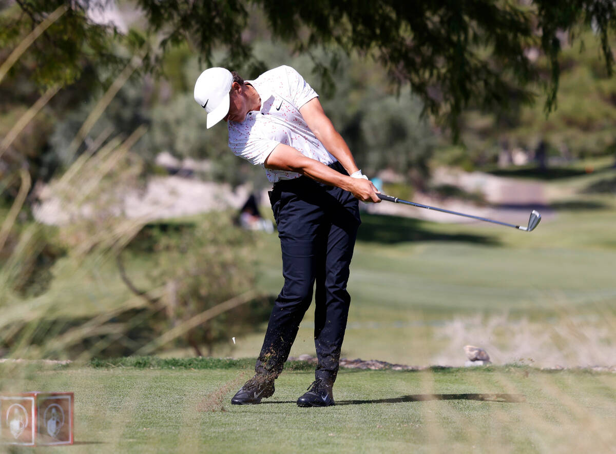 Cameron Champ drives off the tee during the second round of the Shriners Children's Open tourna ...