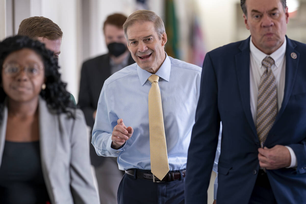 Rep. Jim Jordan, R-Ohio, chairman of the House Judiciary Committee and a staunch ally of former ...