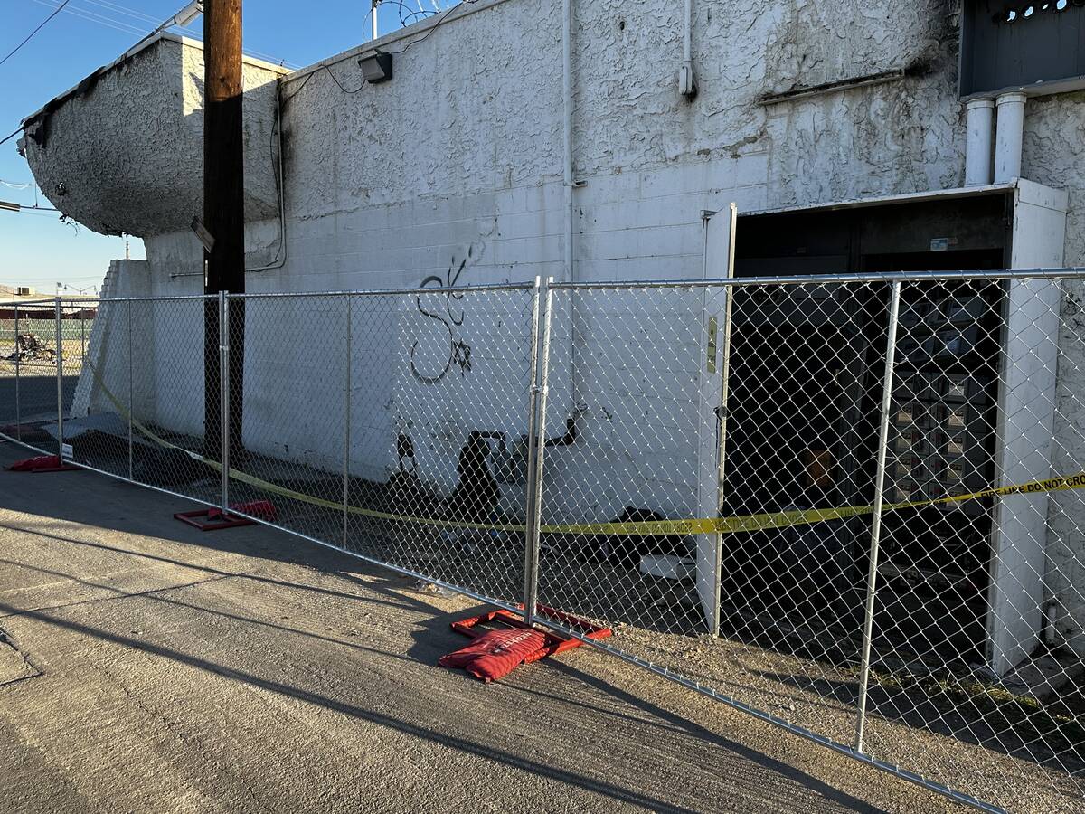 A fire on Oct. 15, 2023 damaged the vacant building on the site of the proposed Harlem Nights r ...