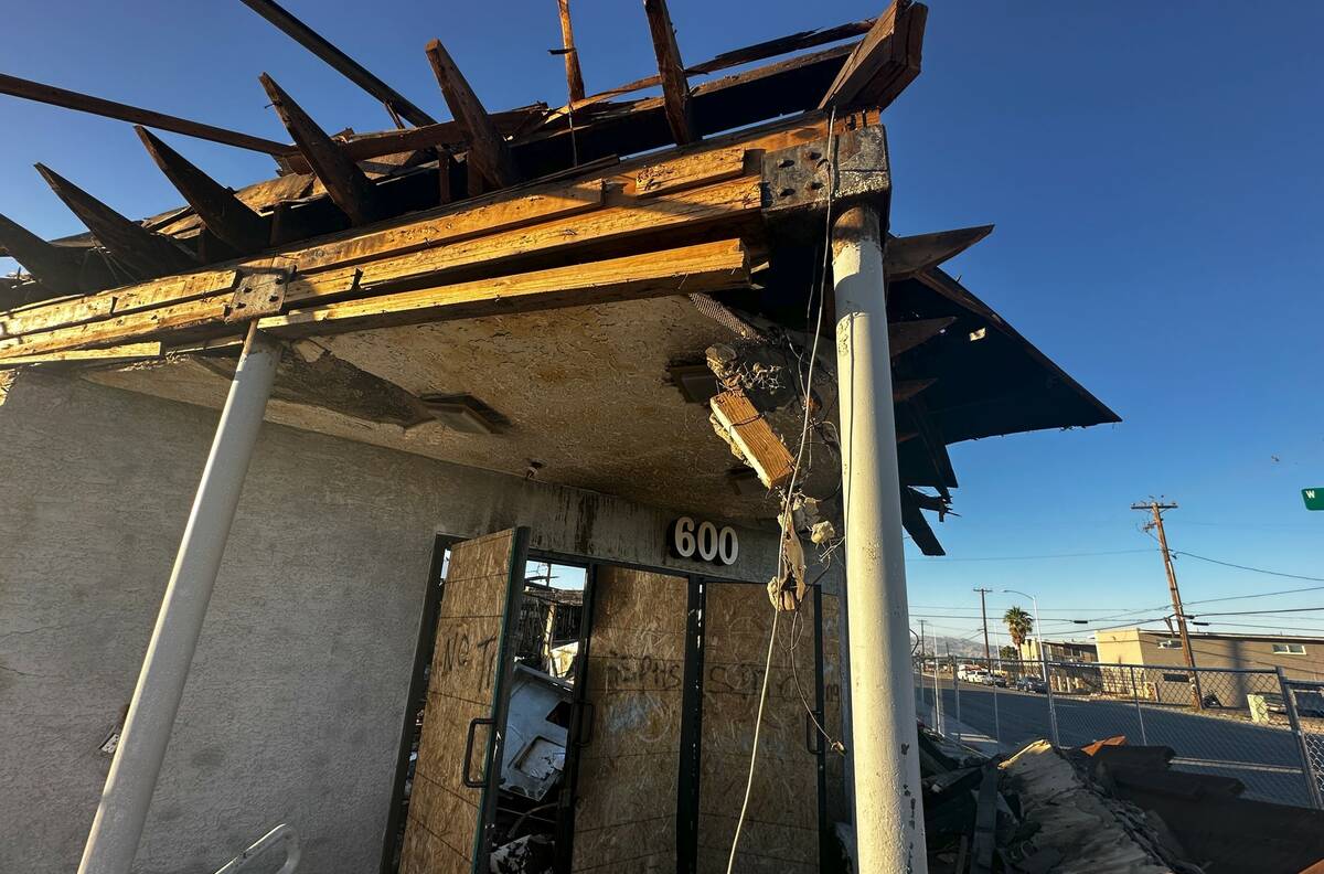A fire on Oct. 15, 2023, damaged the vacant building on the site of the proposed Harlem Nights ...