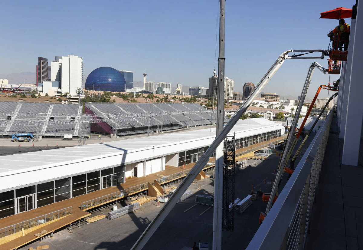 New Las Vegas F1 Grand Prix rendering shows West Harmon Zone grandstands