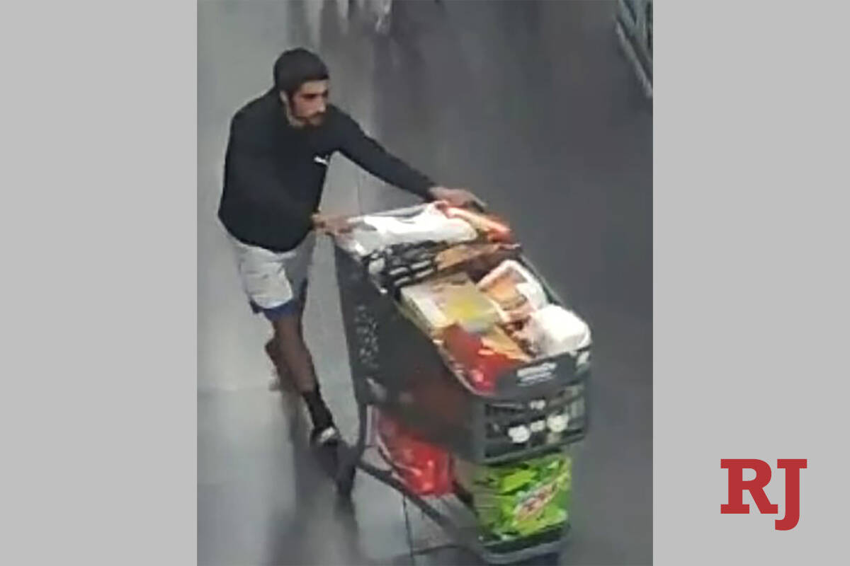 The suspect in an assault on Thursday, Oct. 19, 2023, is a white or Hispanic man about 5-foot-8 ...