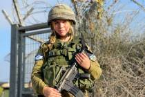 Las Vegas native Lt. Alyse Lichtenfeld, and officer with the Israel Defense Forces.