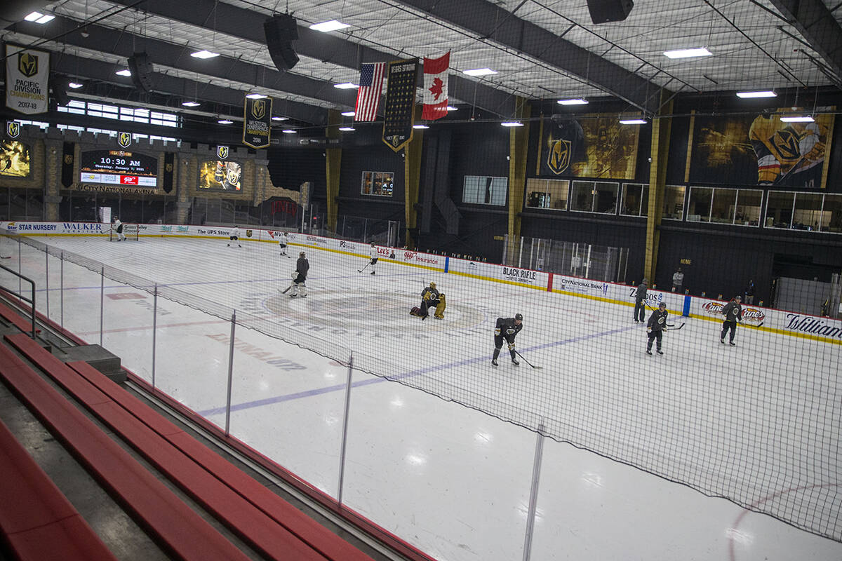 Vegas Golden Knights' practice facility close to completion