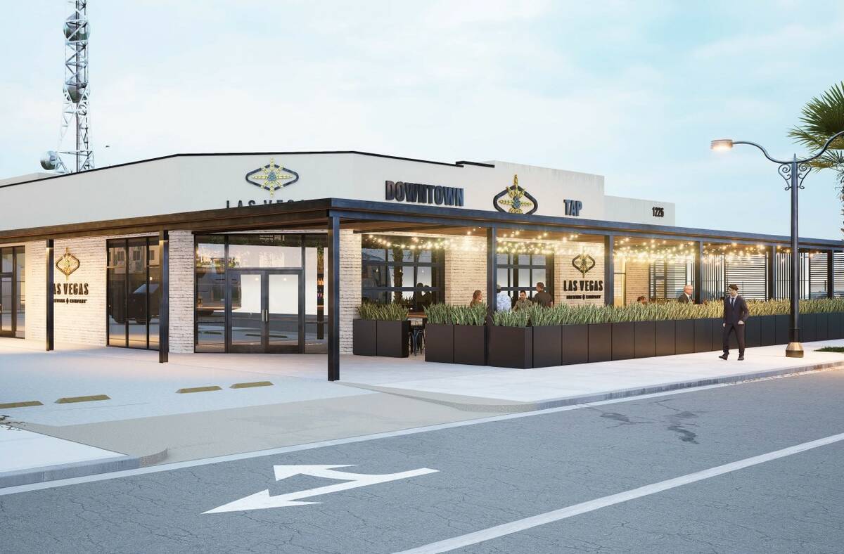 A rendering of the Las Vegas Brewing Company's Arts District location, which is set to open in ...