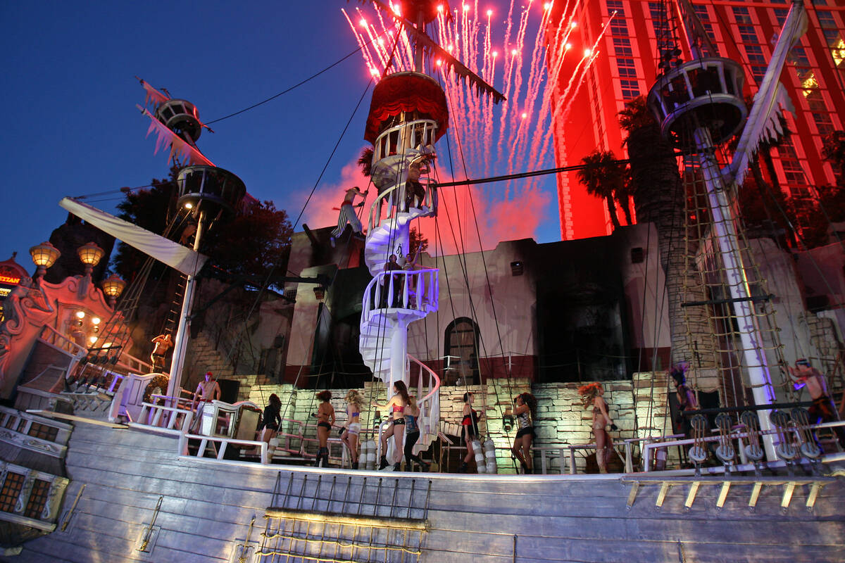 The Sirens of TI show at the Treasure Island Hotel & Casino Tuesday March 29, 2011. (Las Vegas ...