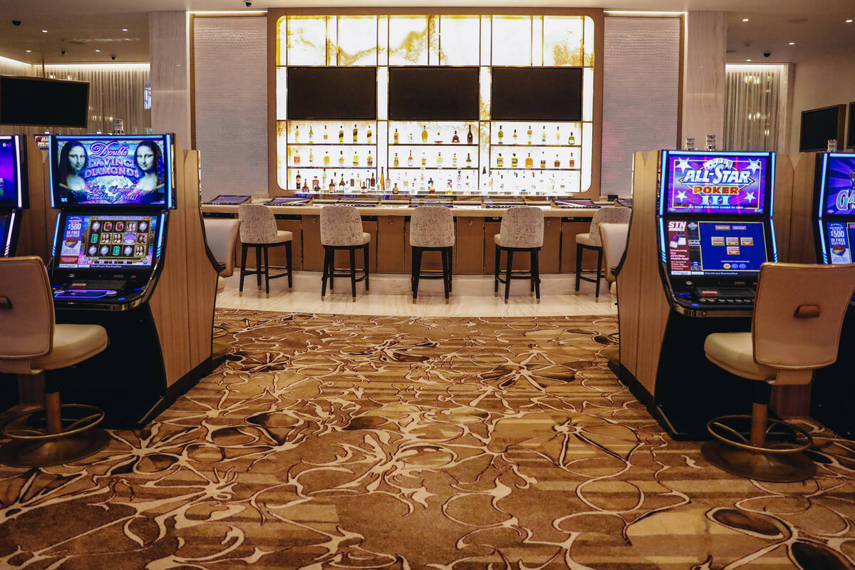 A new high limit room is seen at Santa Fe Station hotel-casino on Wednesday, Oct. 25, 2023, in ...