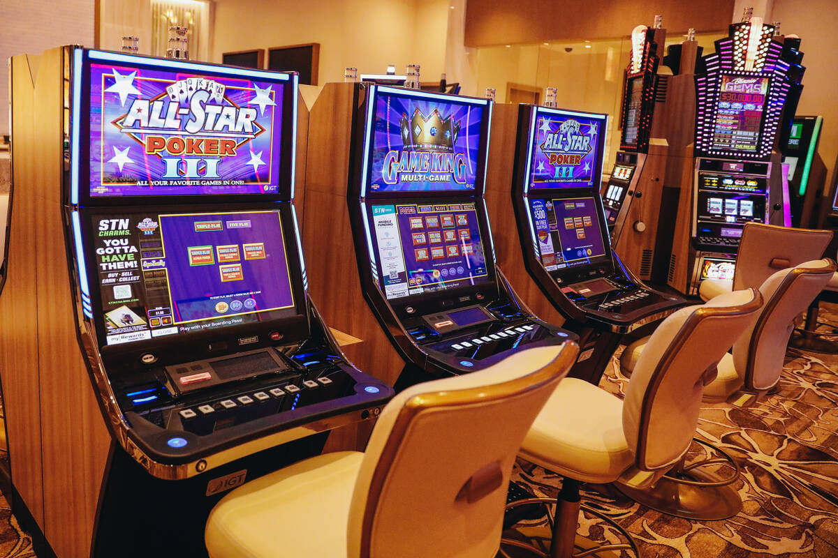 A new high limit room is seen at Santa Fe Station hotel-casino on Wednesday, Oct. 25, 2023, in ...