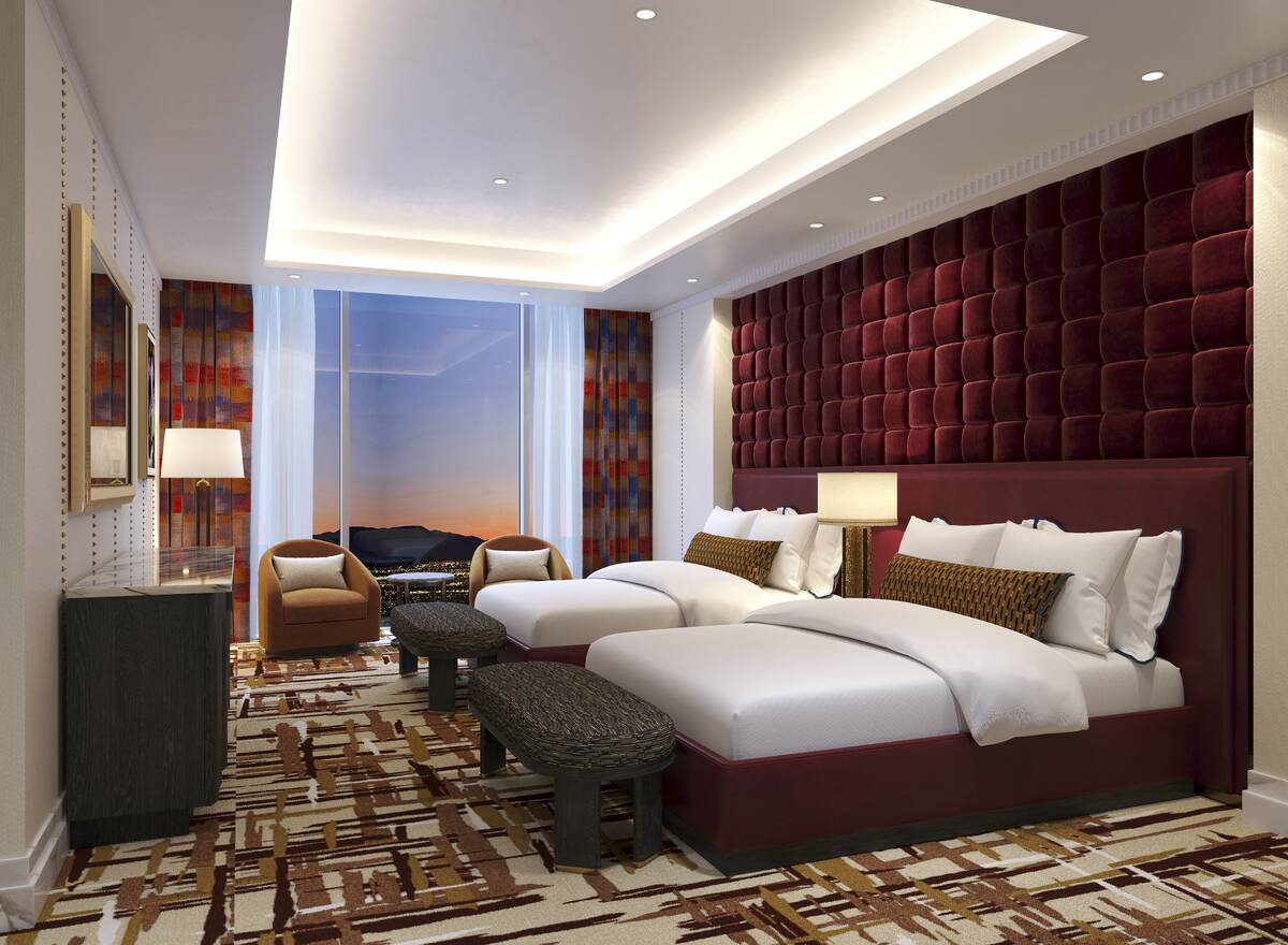 An artist's rendering of the Imperial bedroom at Fontainebleau Las Vegas. (Fontainebleau Develo ...