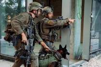Troops from the IDF K-9 unit. (IDF)